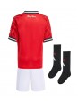 Billige Manchester United Hjemmedraktsett Barn 2025-26 Kortermet (+ Korte bukser)